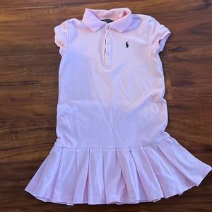 Ralph Lauren pink polo dress.